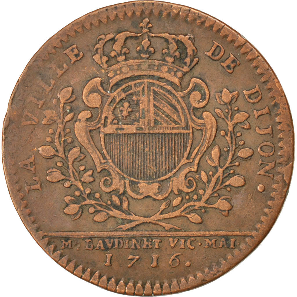 France, Token, Royal, EF(40-45), Copper, Feuardent:10088
