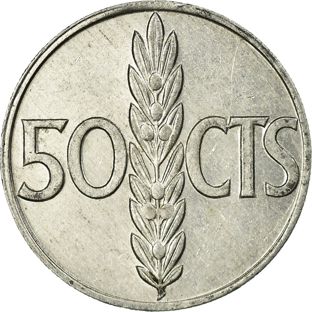 Münze, Spanien, Francisco Franco, caudillo, 50 Centimos, 1973, S+, Aluminium