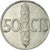 Moneda, España, Francisco Franco, caudillo, 50 Centimos, 1973, BC+, Aluminio