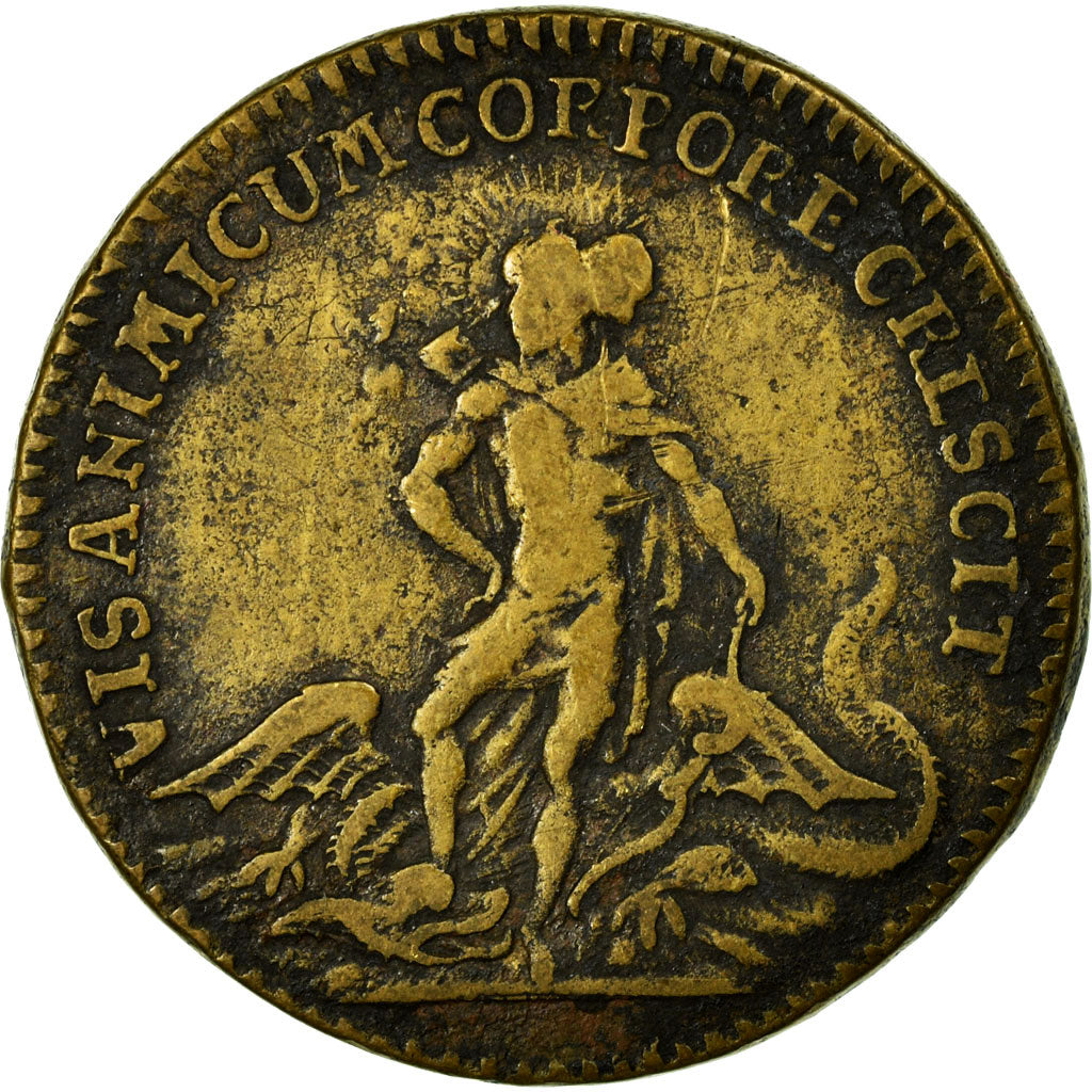 Francja, Token, Królewskie, EF(40-45), Miedź, Feuardent:13230