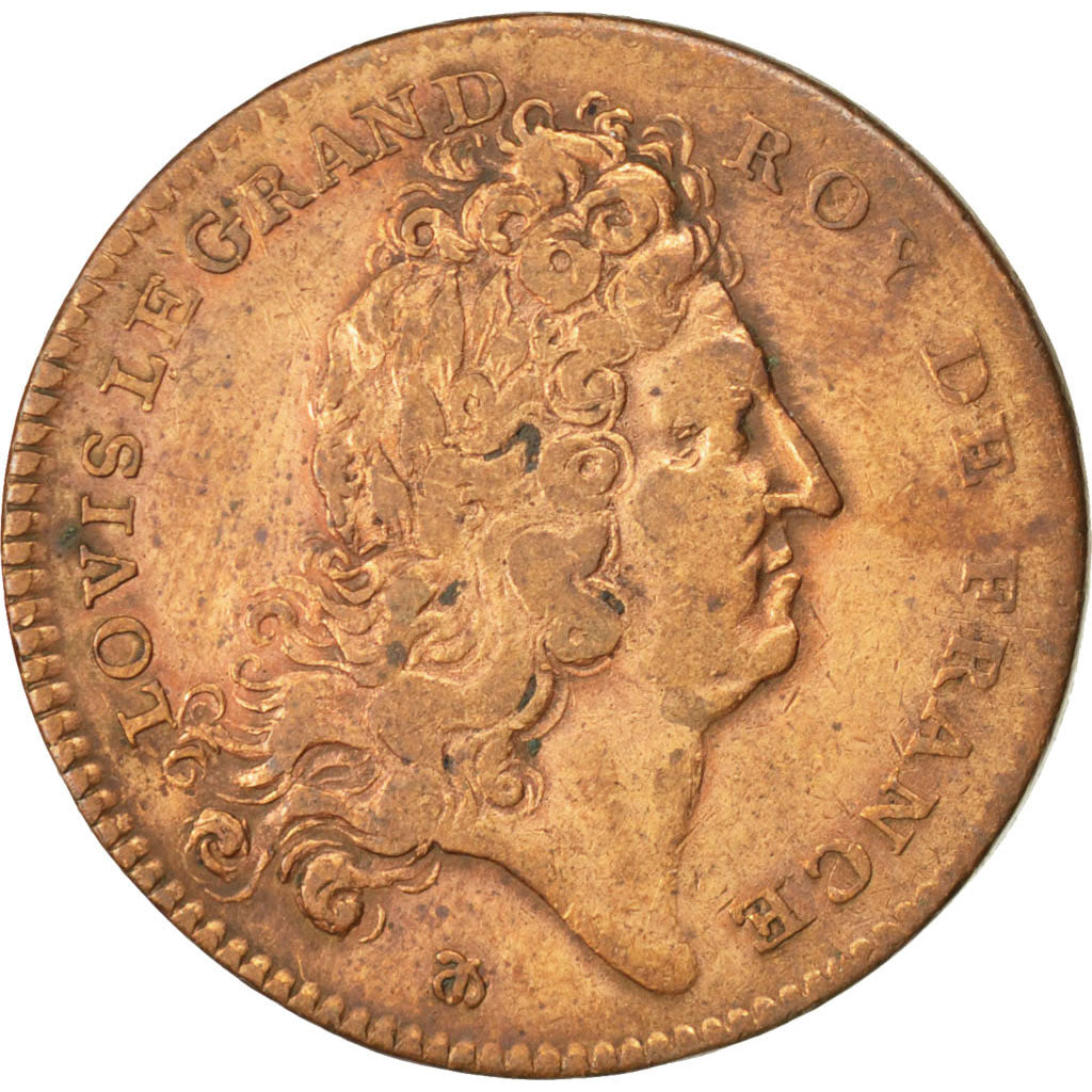 France, Royal, Token, EF(40-45), Copper, 28, 6.80