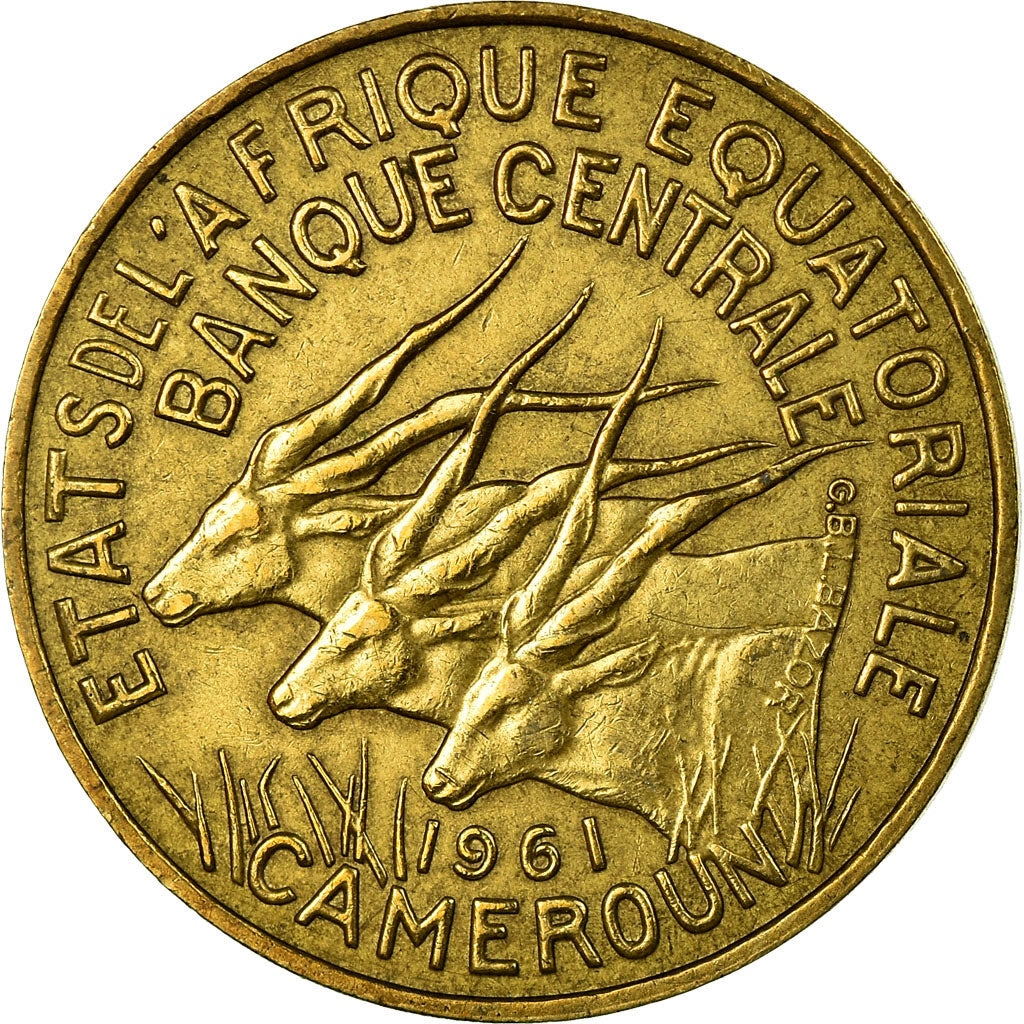 Coin, EQUATORIAL AFRICAN STATES, 10 Francs, 1961, Paris, EF(40-45)