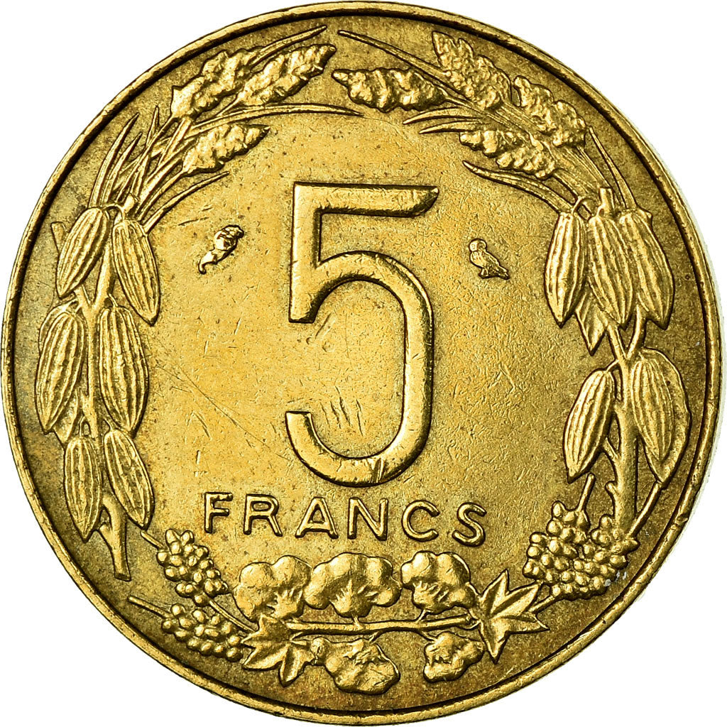 Coin, EQUATORIAL AFRICAN STATES, 5 Francs, 1961, Paris, EF(40-45)