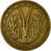 Coin, French West Africa, 25 Francs, 1957, Paris, VF(20-25), Aluminum-Bronze