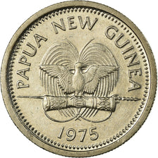 Coin, Papua New Guinea, 5 Toea, 1975, EF(40-45), Copper-nickel, KM:3
