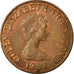 Coin, Jersey, Elizabeth II, 2 Pence, 1987, VF(30-35), Bronze, KM:55