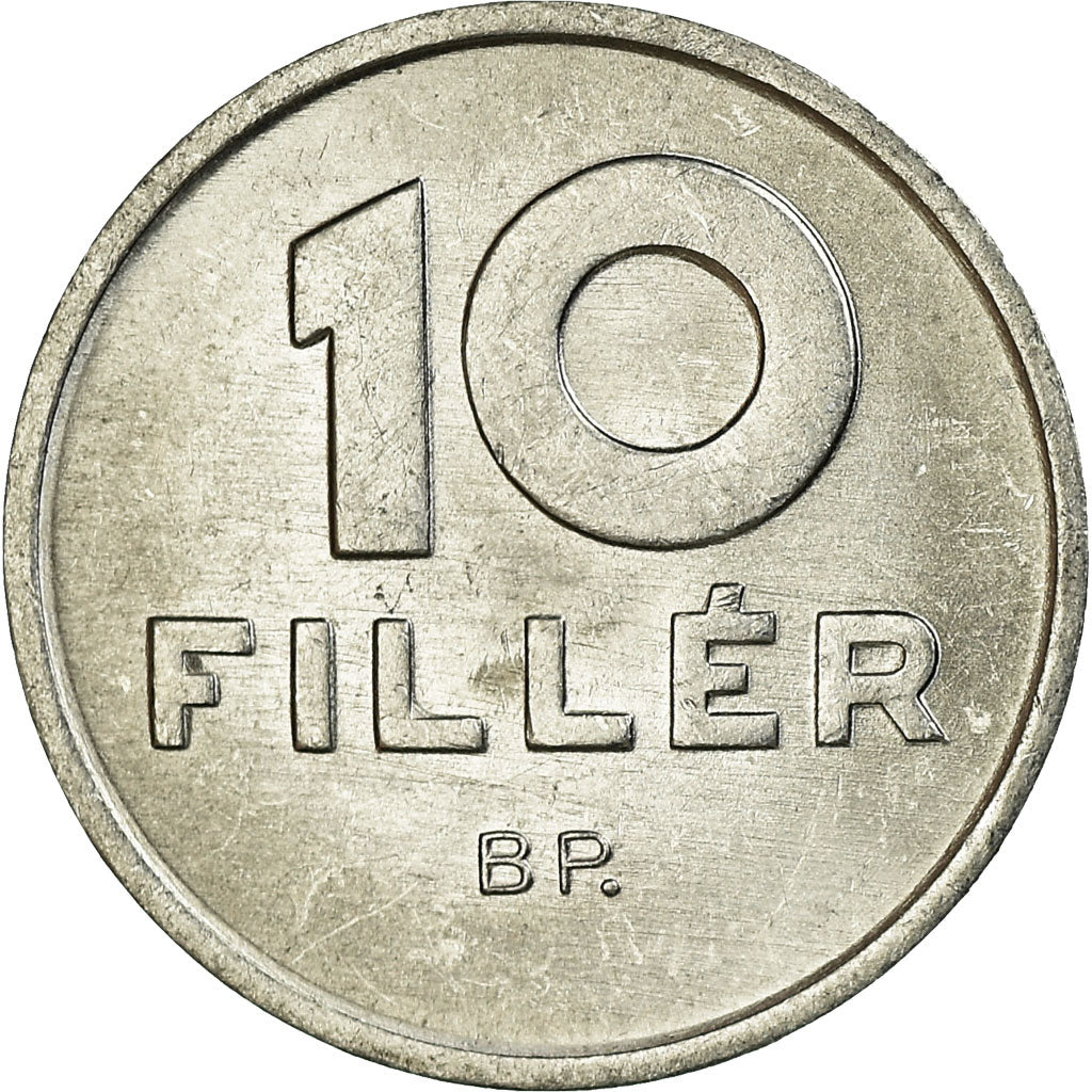 Münze, Ungarn, 10 Filler, 1992, Budapest, SS, Aluminium, KM:675