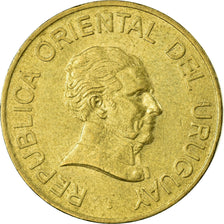 Moneda, Uruguay, 5 Pesos Uruguayos, 2005, Santiago, BC+, Aluminio - bronce