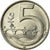 Coin, Czech Republic, 5 Korun, 2010, EF(40-45), Nickel plated steel, KM:8