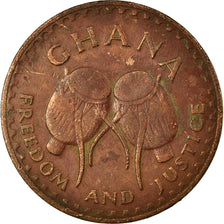 Coin, Ghana, Pesewa, 1967, VF(20-25), Bronze, KM:13
