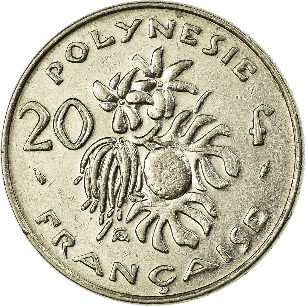 Moneta, Polinezja Francuska, 20 Francs, 1988, Paris, VF(30-35), Nikiel, KM:9