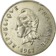 Coin, French Polynesia, 50 Francs, 1967, Paris, EF(40-45), Nickel, KM:7