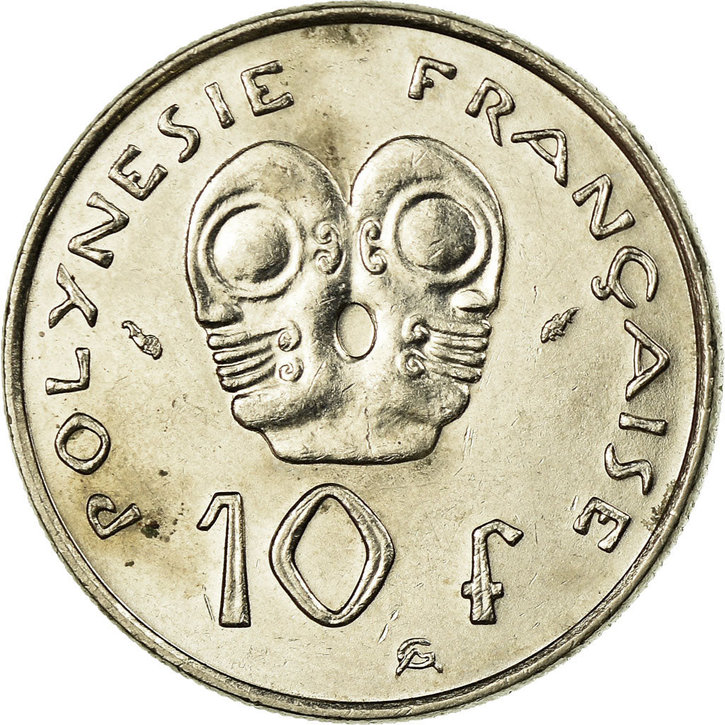 Moneta, Polinezja Francuska, 10 Francs, 1992, Paris, VF(30-35), Nikiel, KM:8