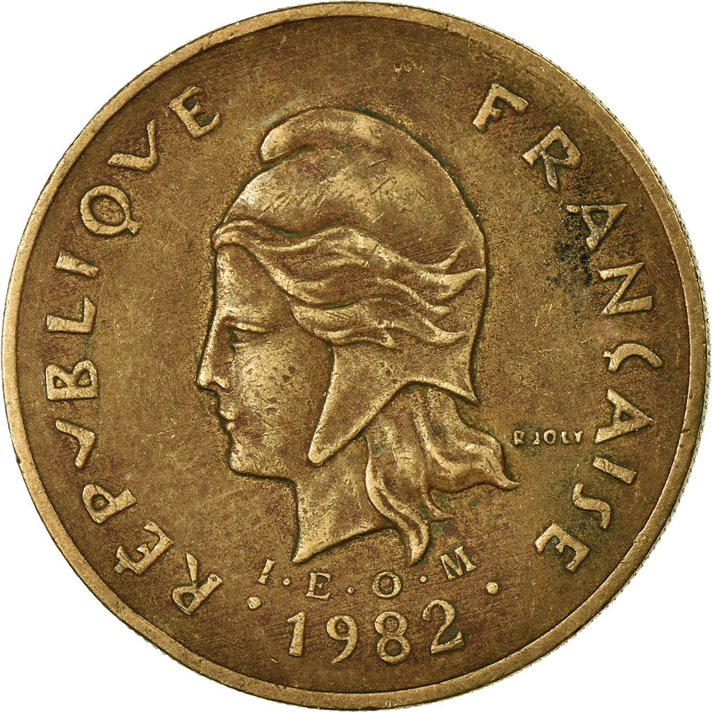 Coin, French Polynesia, 100 Francs, 1982, Paris, VF(30-35), Nickel-Bronze, KM:14