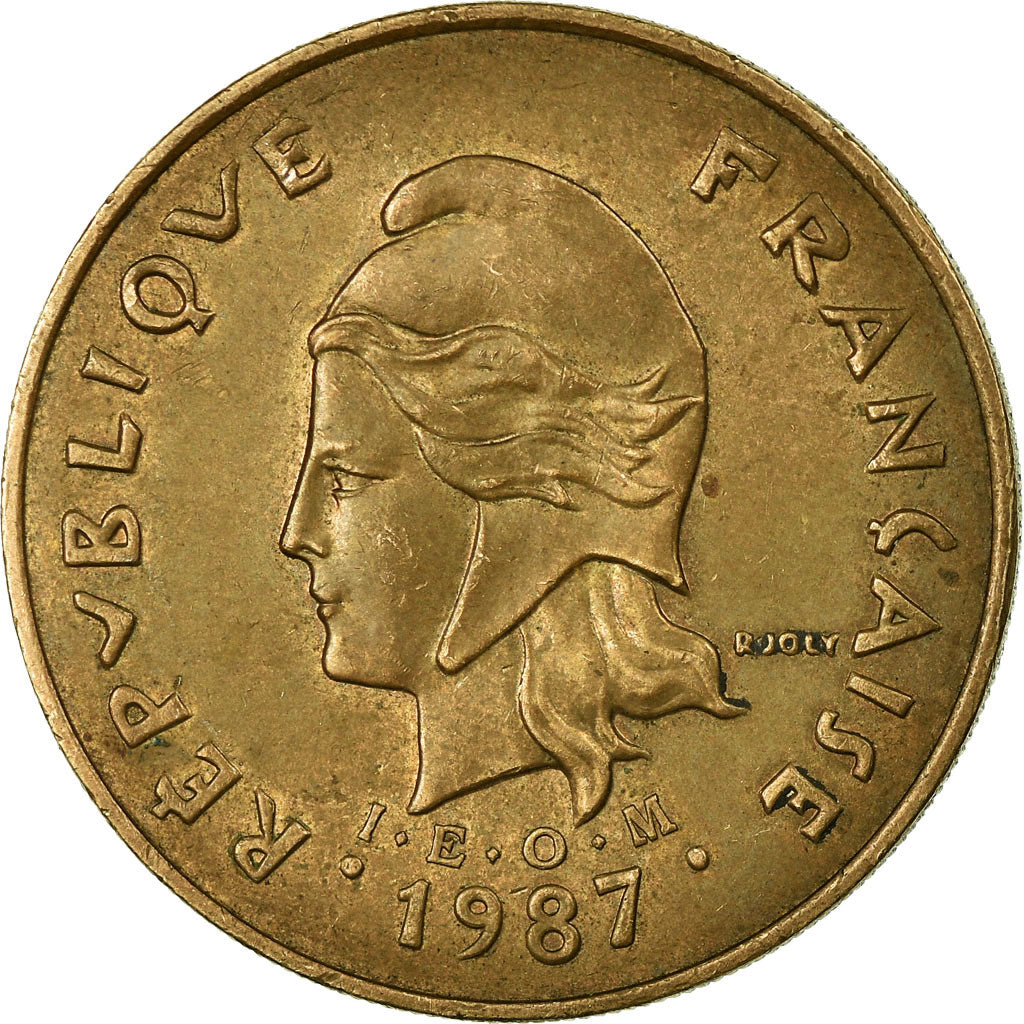 Coin, French Polynesia, 100 Francs, 1987, Paris, VF(30-35), Nickel-Bronze, KM:14