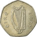 Coin, IRELAND REPUBLIC, 50 Pence, 1977, VF(30-35), Copper-nickel, KM:24