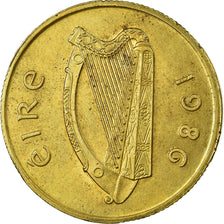 Coin, IRELAND REPUBLIC, 20 Pence, 1986, VF(20-25), Nickel-Bronze, KM:25