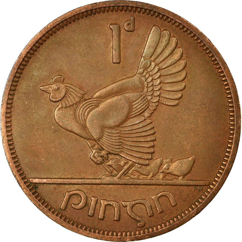 Coin, IRELAND REPUBLIC, Penny, 1968, VF(30-35), Bronze, KM:11