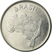 Coin, Brazil, 10 Cruzeiros, 1982, VF(30-35), Stainless Steel, KM:592.1