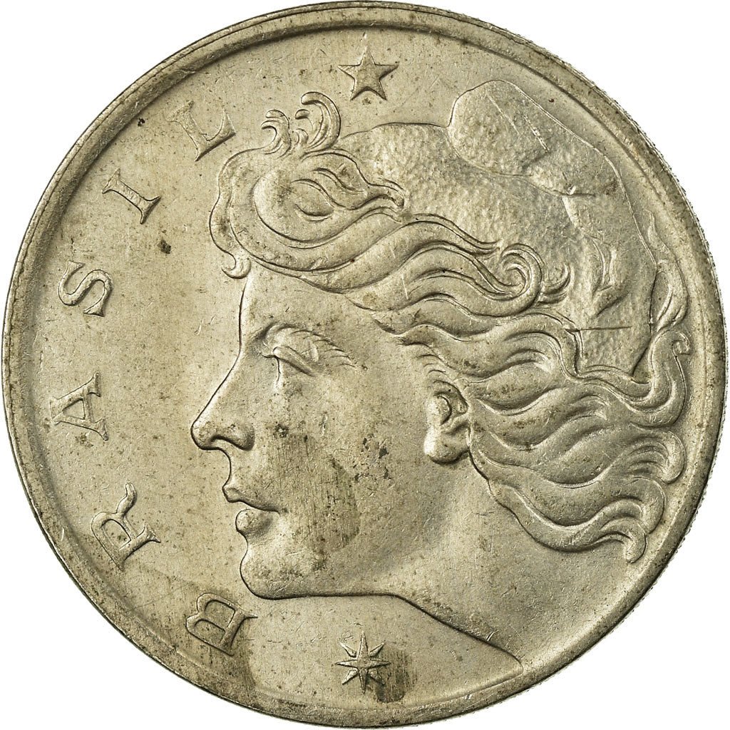 Munten, Brazilië, 50 Centavos, 1970, FR+, Copper-nickel, KM:580a