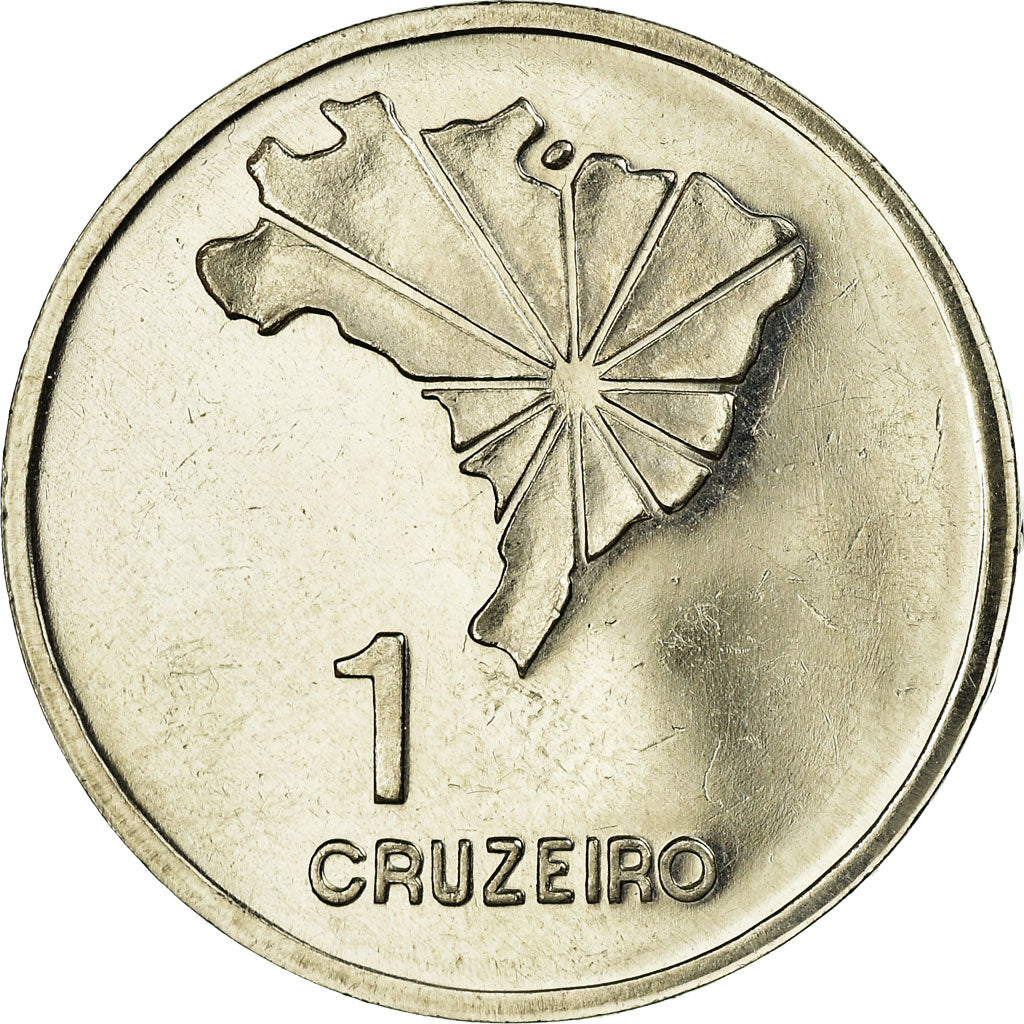 Coin, Brazil, Cruzeiro, 1972, AU(50-53), Nickel, KM:582