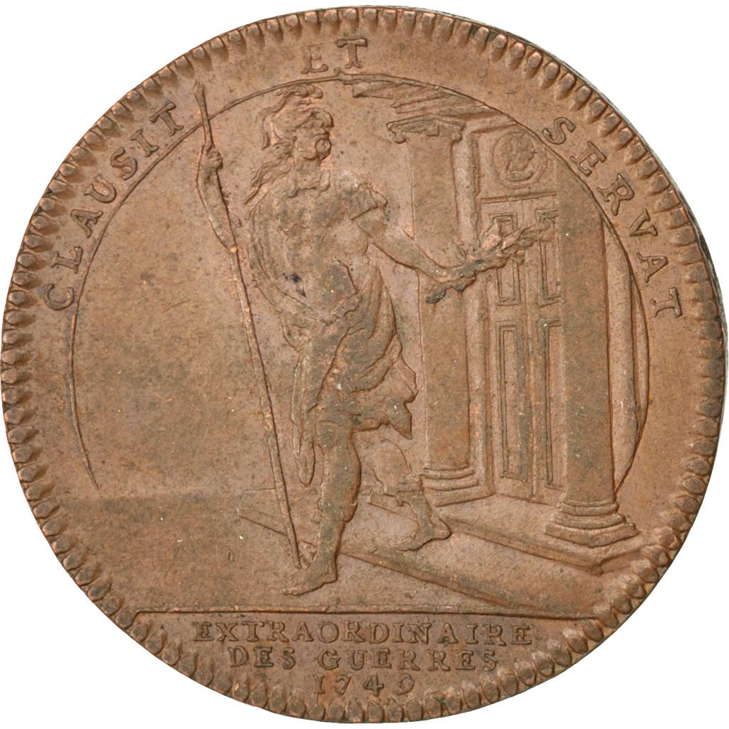 France, Token, Royal, EF(40-45), Copper, Feuardent:836
