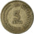 Moneta, Singapore, 5 Cents, 1967, Singapore Mint, MB, Rame-nichel, KM:2