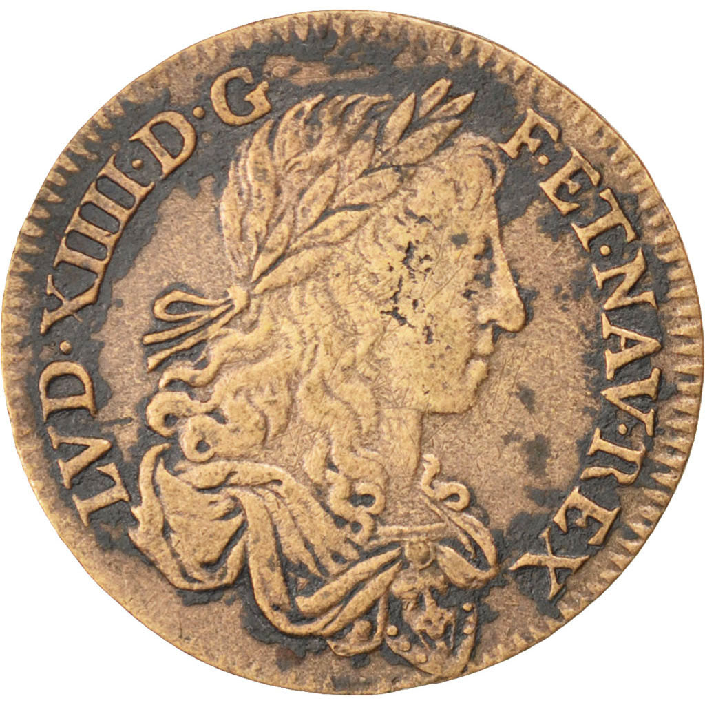Francia, Token, Royal, BB+, Rame, 23, Feuardent:12477