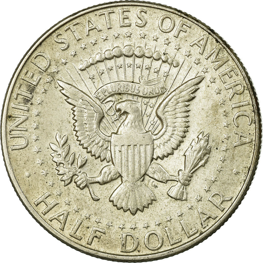 Coin, United States, Kennedy Half Dollar, Half Dollar, 1968, U.S. Mint, Denver