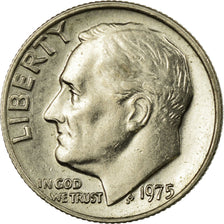 Coin, United States, Roosevelt Dime, Dime, 1975, U.S. Mint, Philadelphia