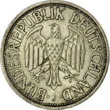 Coin, GERMANY - FEDERAL REPUBLIC, Mark, 1957, Hambourg, VF(30-35)