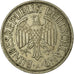 Moneda, ALEMANIA - REPÚBLICA FEDERAL, Mark, 1959, Hambourg, BC+, Cobre -