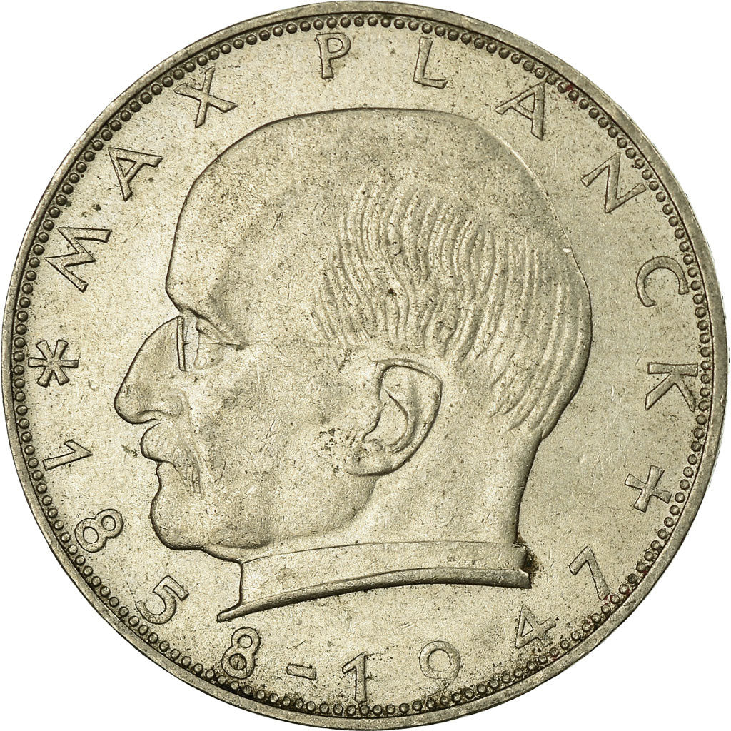 Coin, GERMANY - FEDERAL REPUBLIC, 2 Mark, 1962, Hambourg, VF(30-35)