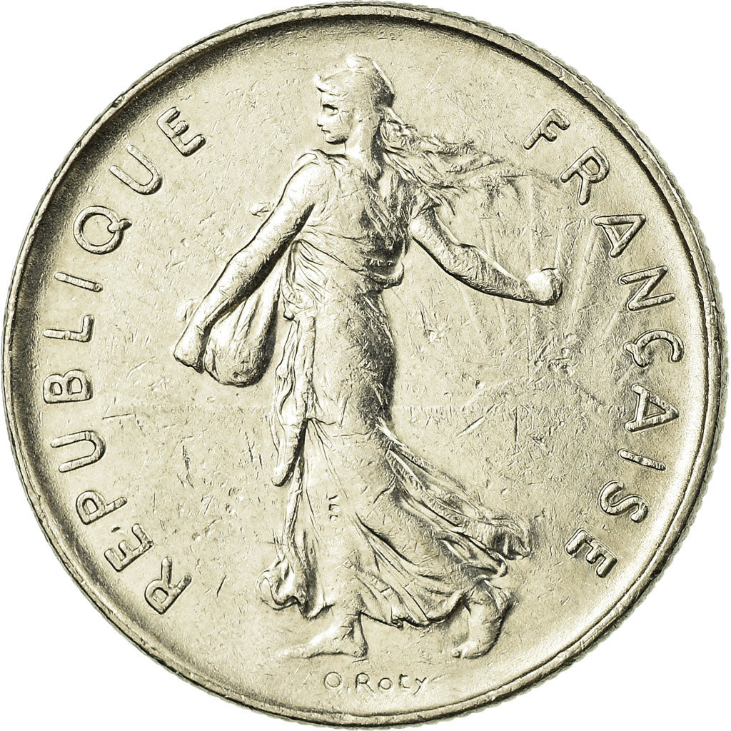 Coin, France, Semeuse, 5 Francs, 1976, Paris, EF(40-45), Nickel Clad