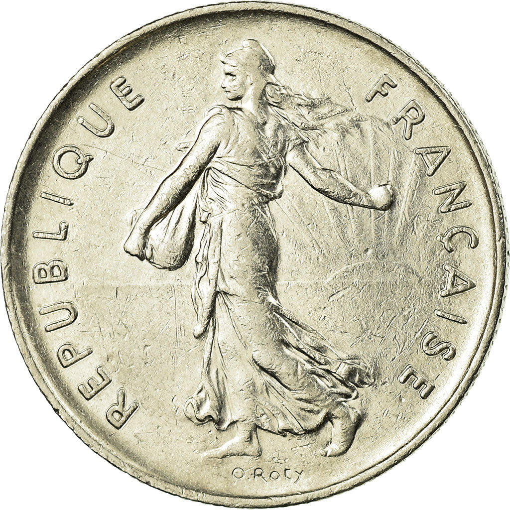 Moneta, Francia, Semeuse, 5 Francs, 1981, Paris, BB, Nichel placcato