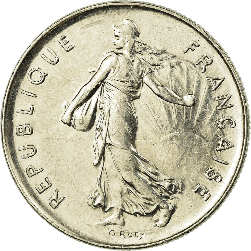 Coin, France, Semeuse, 5 Francs, 1991, Paris, EF(40-45), Nickel Clad