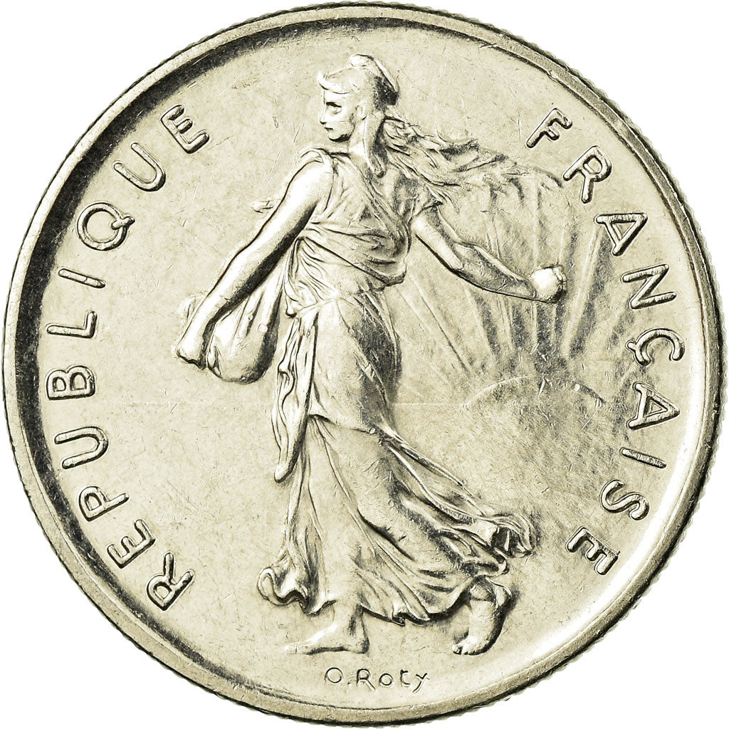 Coin, France, Semeuse, 5 Francs, 1992, Paris, EF(40-45), Nickel Clad