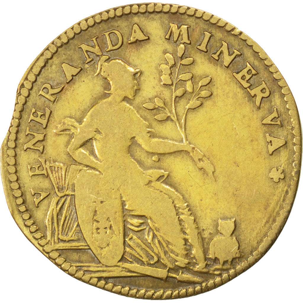 France, Royal, Token, EF(40-45), Copper, 28, Feuardent #11732, 4.10