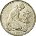 Moneda, ALEMANIA - REPÚBLICA FEDERAL, 50 Pfennig, 1991, Munich, MBC, Cobre -