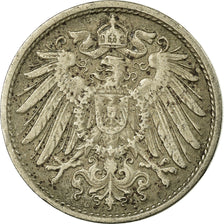 Coin, GERMANY - EMPIRE, Wilhelm II, 10 Pfennig, 1892, Munich, VF(30-35)
