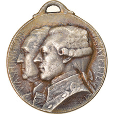 Francia, medalla, Journée de Paris, 1917, Washington and Lafayette, 1917