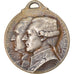 Francia, medalla, Journée de Paris, 1917, Washington and Lafayette, 1917