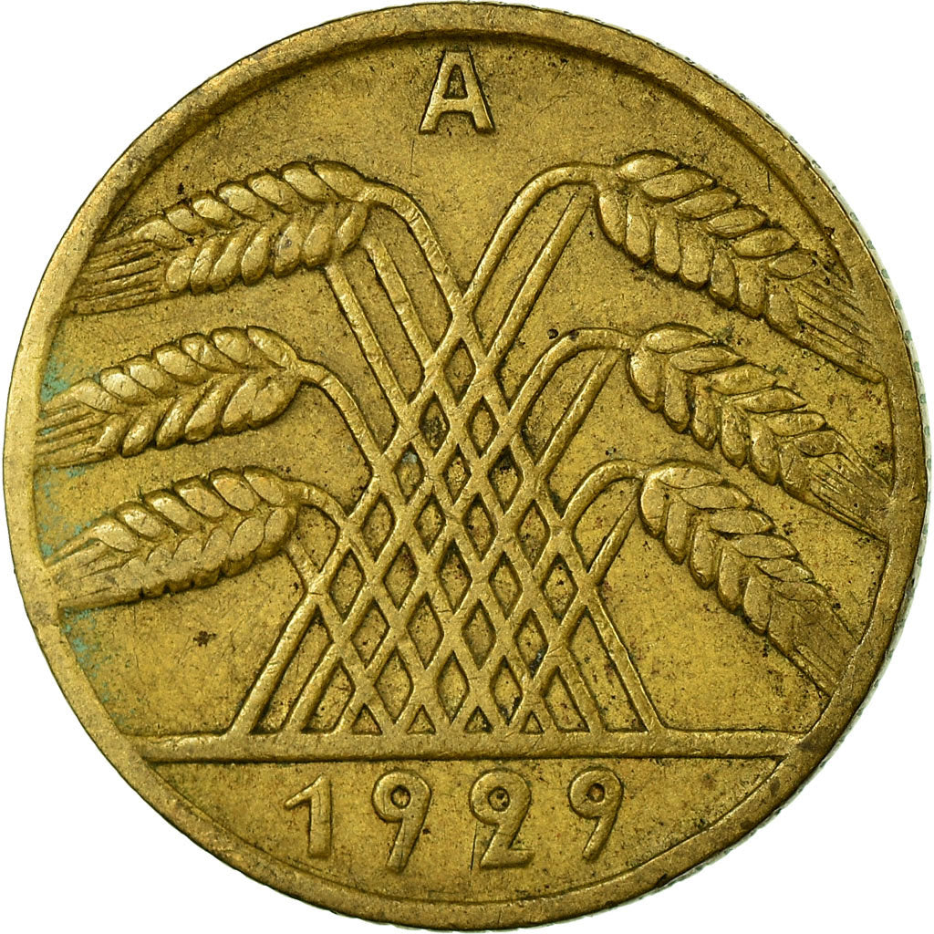 Munten, Duitsland, Weimarrepubliek, 10 Reichspfennig, 1929, Berlin, FR+