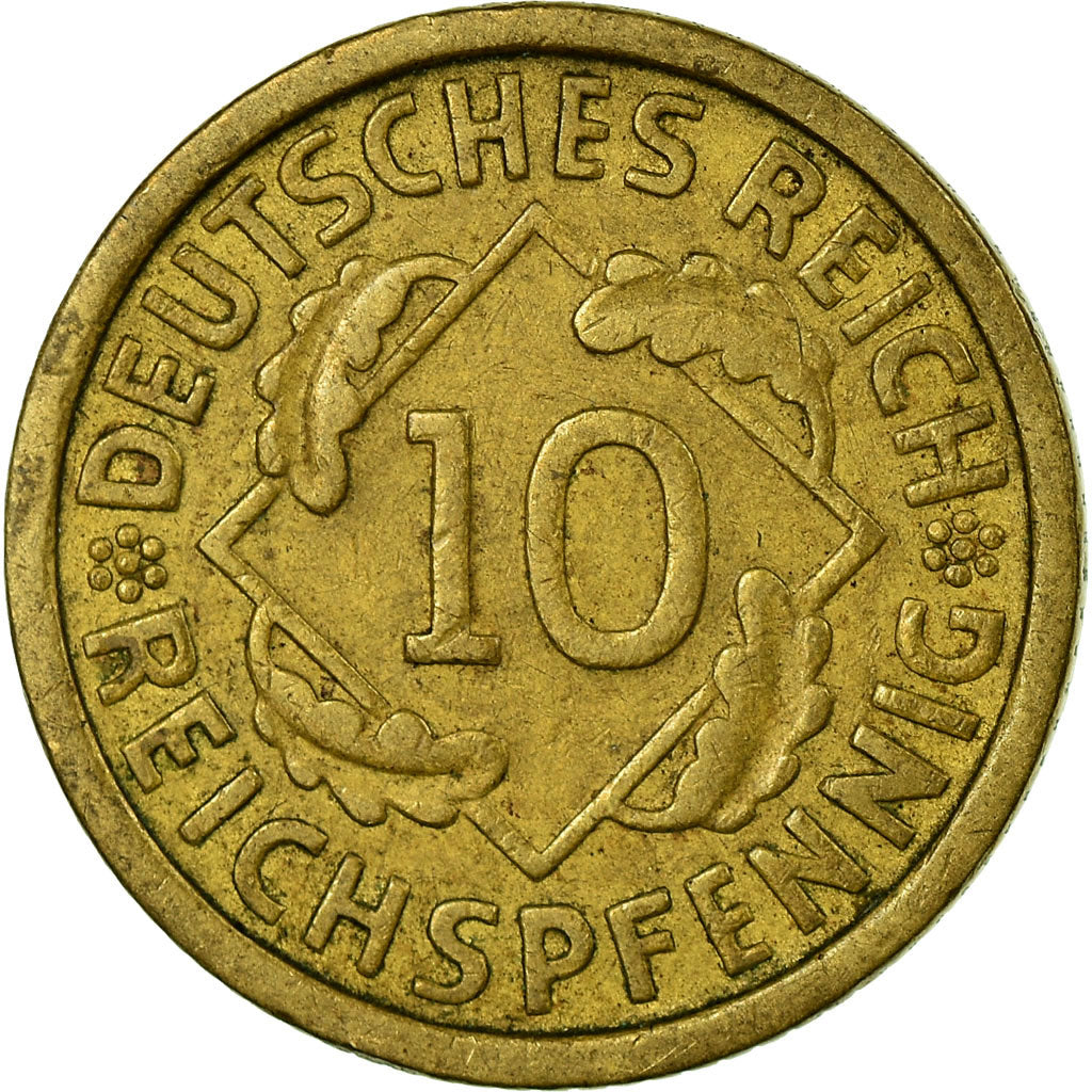Munten, Duitsland, Weimarrepubliek, 10 Reichspfennig, 1929, Berlin, FR+