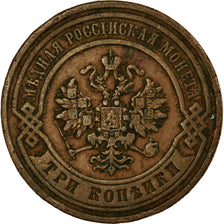 Moneta, Russia, Nicholas II, 3 Kopeks, 1882, Saint-Petersburg, VF(30-35)