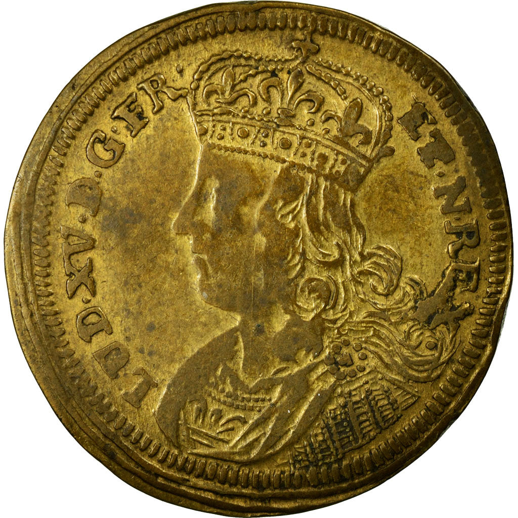 France, Token, Royal, EF(40-45), Copper