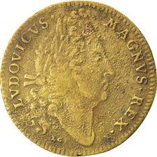 France, Royal, Token, VF(30-35), Copper, 27, Feuardent #2838, 5.30