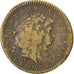 France, Royal, Token, VF(30-35), Copper, 25, 4.90