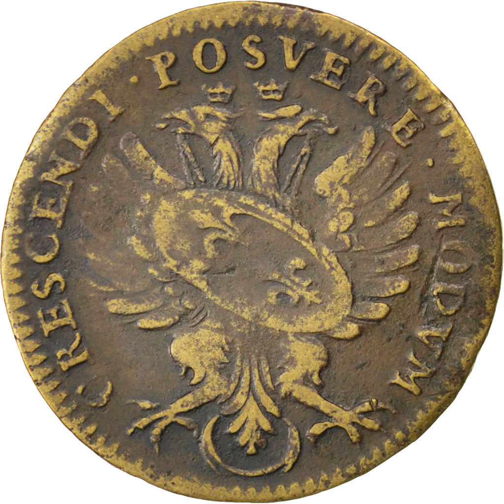 France, Royal, Token, VF(30-35), Copper, 25, 4.90