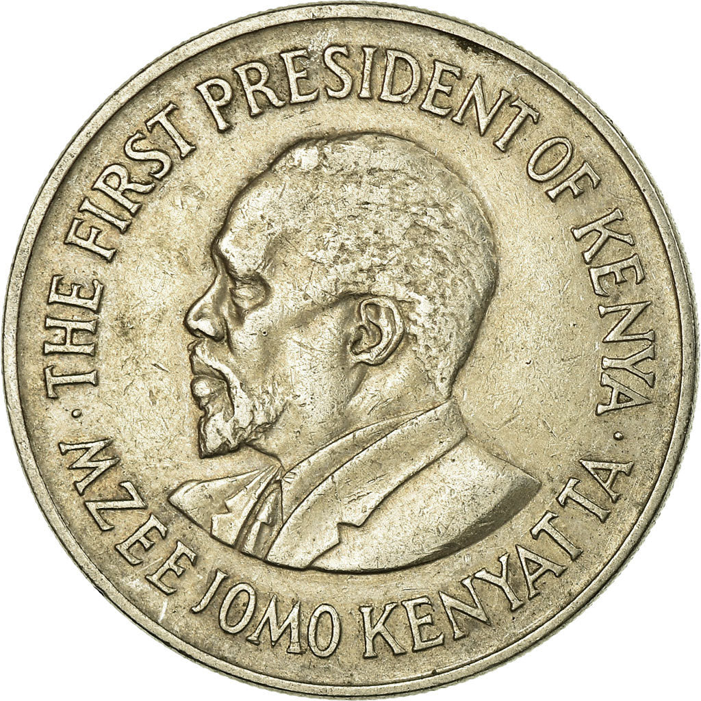 Coin, Kenya, Shilling, 1973, VF(30-35), Copper-nickel, KM:14